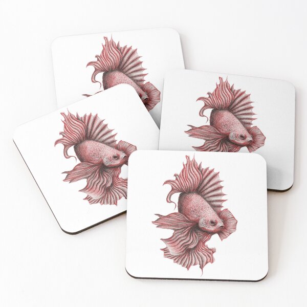 Item preview, Fighting fish designed and sold by Estellearte.