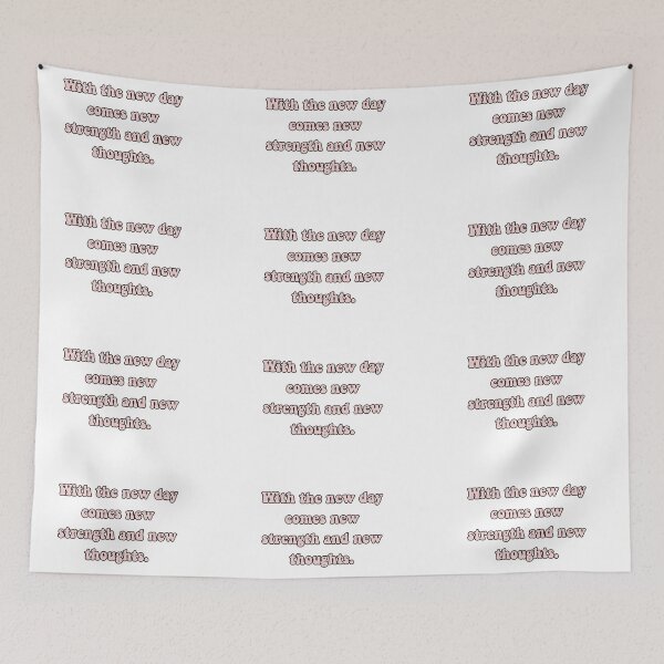 Item preview, With the new day comes new strength and new thoughts designed and sold by avit1.