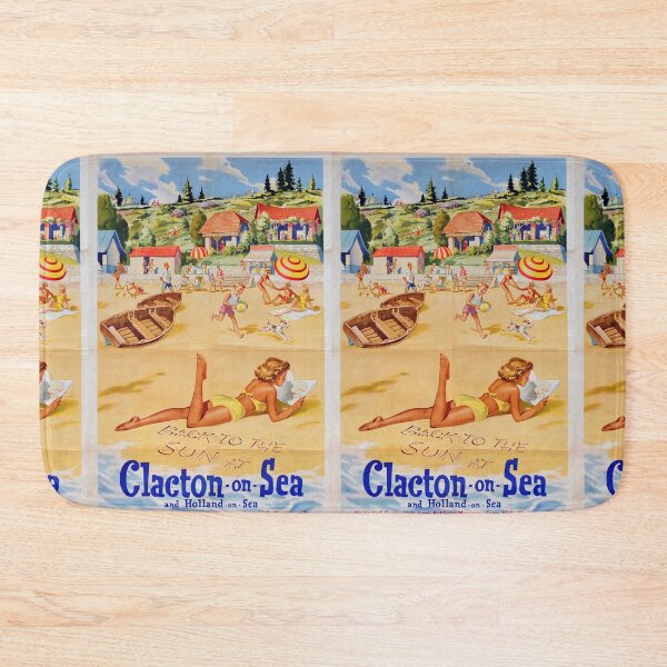 Item preview, Railway Poster Clacton on Sea designed and sold by stickart-marek.