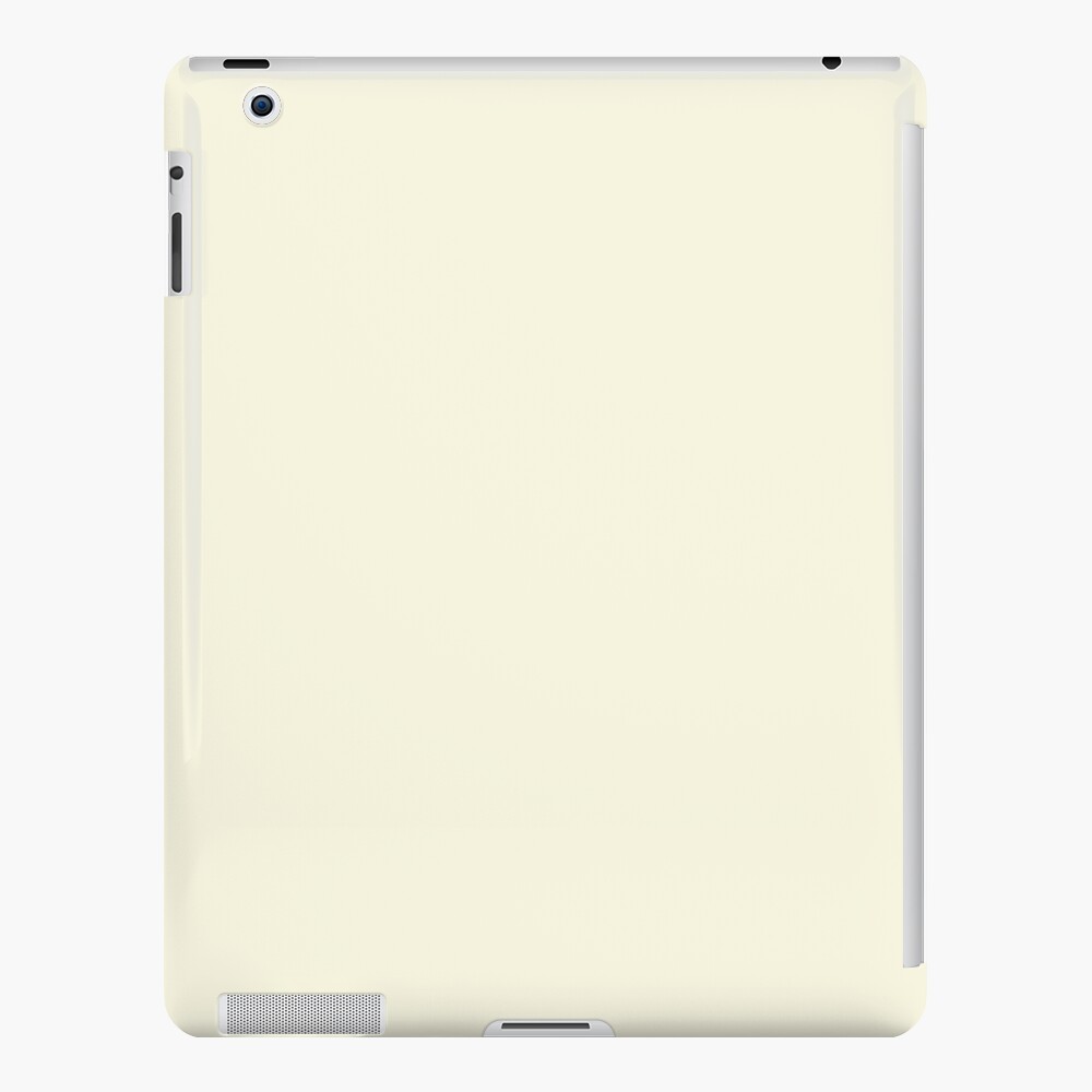 Vanilla (Cream/White) Color  iPad Case & Skin for Sale by
