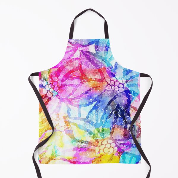 Item preview, Tie Dye colorful flower print- bestselling- masks, mugs, pillows designed and sold by August-E.