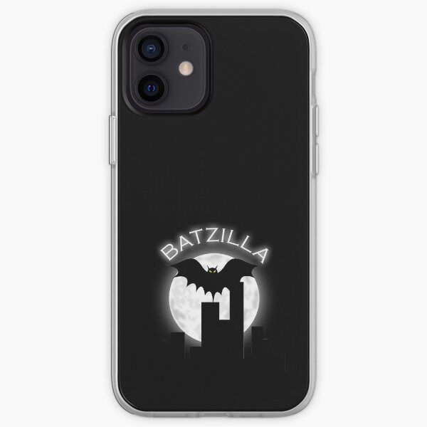 Batzilla over a cityscape iPhone Soft Case
