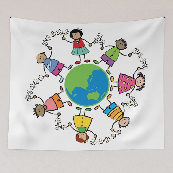 Item preview, Happy Friends Around the World | ASIA and OCEANIA designed and sold by fatfatin.