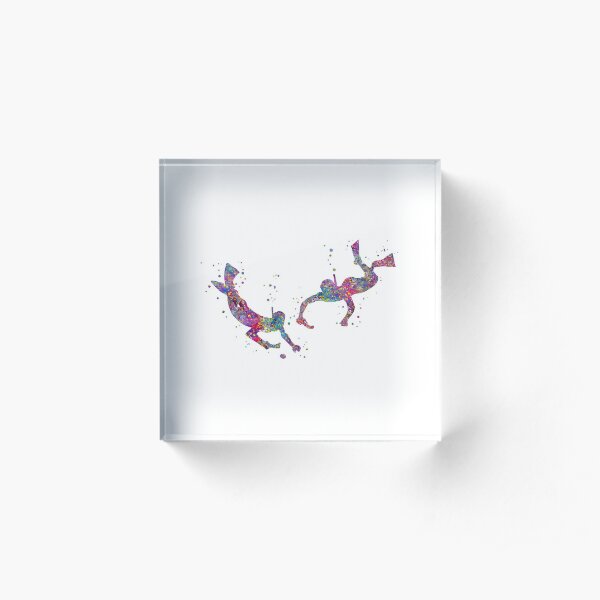 Underwater hockey Acrylic Block