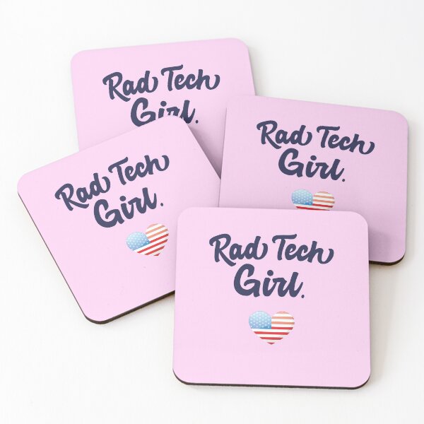 Item preview, Rad Tech Girl - Cute American Flag Heart Design designed and sold by GriffsGraphix.