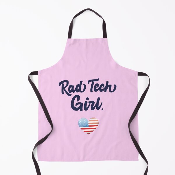 Item preview, Rad Tech Girl - Cute American Flag Heart Design designed and sold by GriffsGraphix.