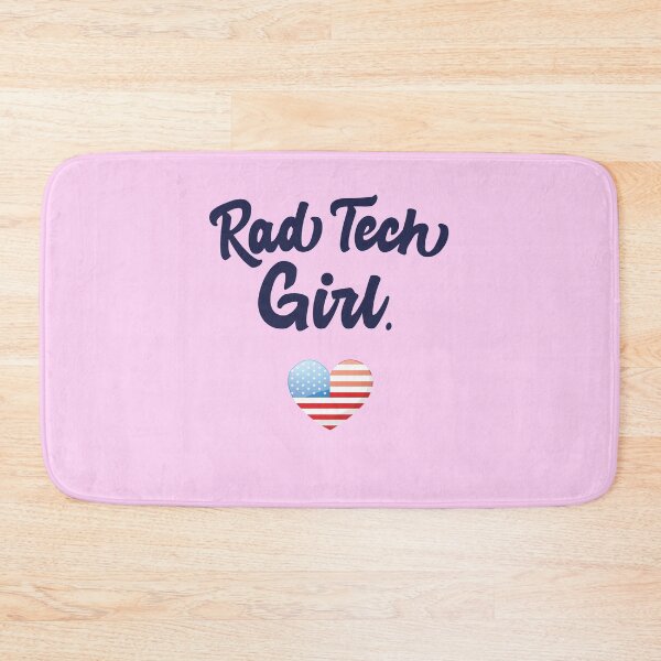 Item preview, Rad Tech Girl - Cute American Flag Heart Design designed and sold by GriffsGraphix.