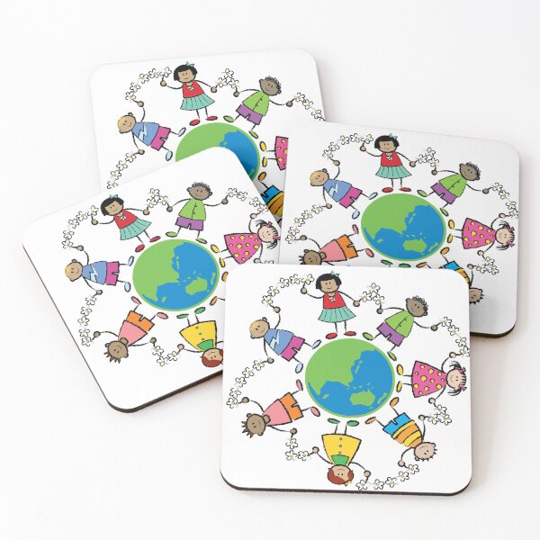 Item preview, Happy Friends Around the World | ASIA and OCEANIA designed and sold by fatfatin.
