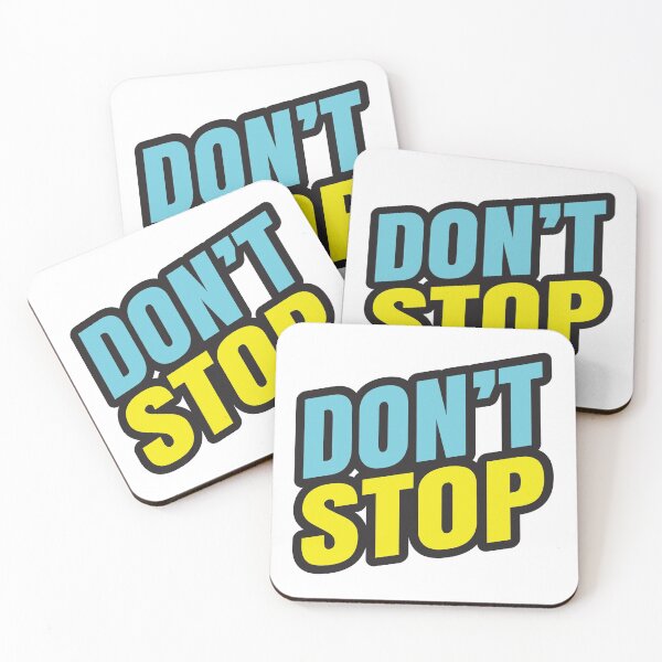 Item preview, Don't Stop Typography designed and sold by ELBStore.