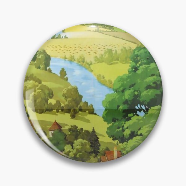 Item preview, Railway Poster Herefordshire designed and sold by stickart-marek.