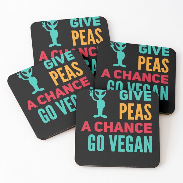 Item preview, Funny Vegan, Funny Vegan, Vegan Humor, Go Vegan, Give Peas a Change Give Peas a Change designed and sold by Mandala108.