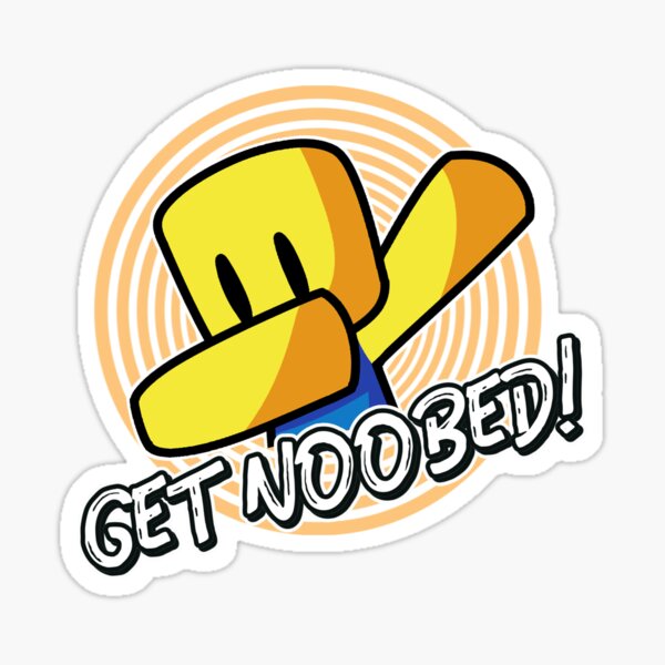 Get Noob Stickers Redbubble - try these roblox noob head decal
