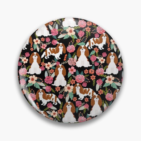 Item preview, Blenheim cavalier king charles spaniel dog breed florals pattern gifts designed and sold by PetFriendly.
