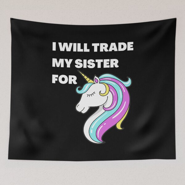 Item preview, Cambiaré a mi hermana por un unicornio designed and sold by JustCreativity.