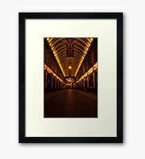 Leadenhall on night Framed Print