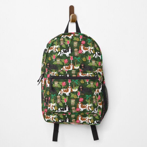 Item preview, Cavalier King Charles Spaniel dog breed tiki hawaii tropical island vacation dog pattern designed and sold by PetFriendly.