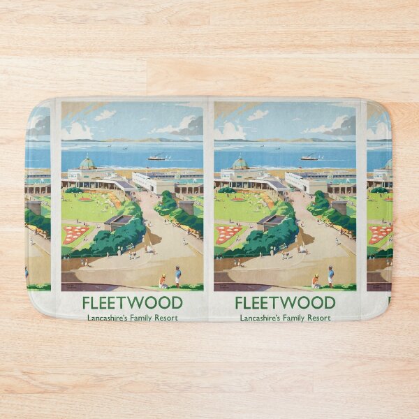 Item preview, Railway Poster Fleetwood designed and sold by stickart-marek.