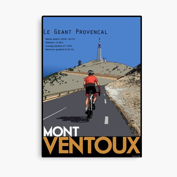Ventoux Climb Leinwanddruck