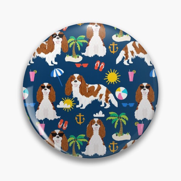 Item preview, Cavalier King Charles Spaniel beach day tropical vacation socal sunshine by PetFriendly designed and sold by PetFriendly.