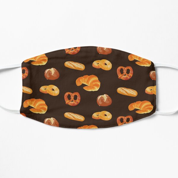 Bakery Goodies - Croissant, Pretzel, Bagel and Bread Set Mask