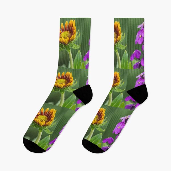 Item preview,  Wallflower and Gaillardia. designed and sold by John Ray.
