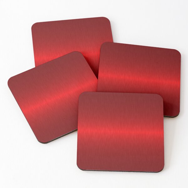 Item preview, Red Brushed Metal Look-alike designed and sold by Sybille-Yates.