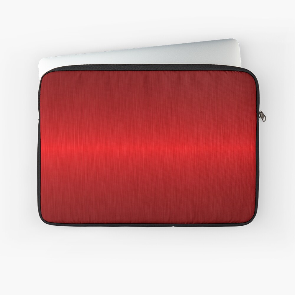 Red Brushed Metal Look-alike iPhone Case