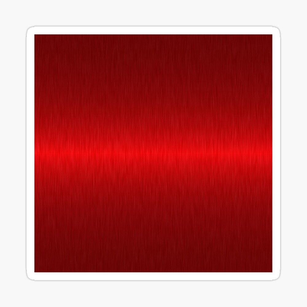 Red Brushed Metal Look-alike iPhone Case