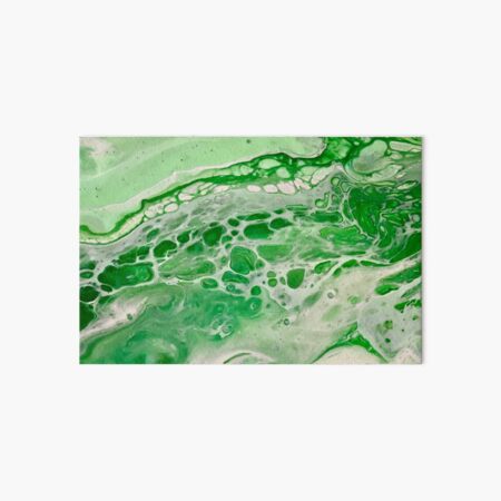 “Photosynthesis” Acrylic Pour Art Board Print
