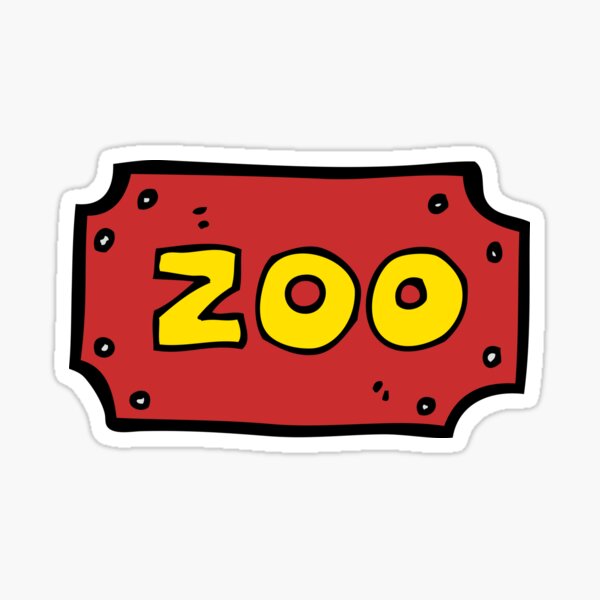 "Zoo Culture logo " Sticker for Sale by Redbubble