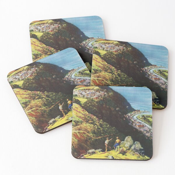 Item preview, Railway Poster Lynton and Lynmouth designed and sold by stickart-marek.