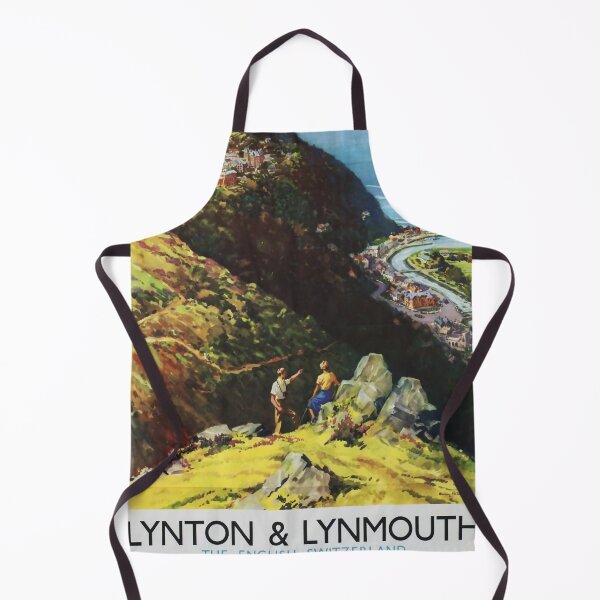 Item preview, Railway Poster Lynton and Lynmouth designed and sold by stickart-marek.