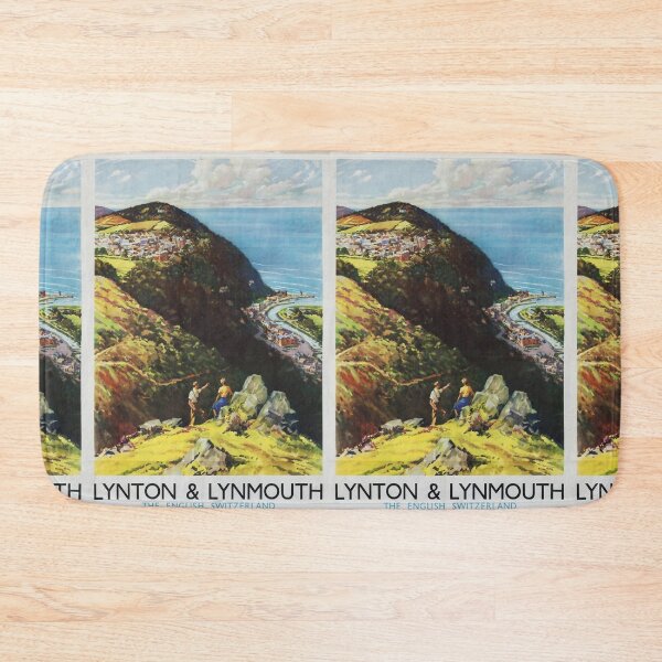 Item preview, Railway Poster Lynton and Lynmouth designed and sold by stickart-marek.