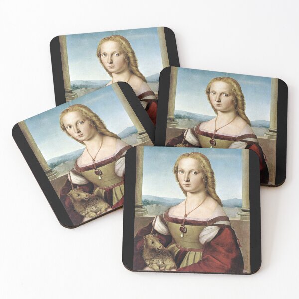 Item preview, Lady with Unicorn - Raphael - c1506 designed and sold by CrankyOldDude.
