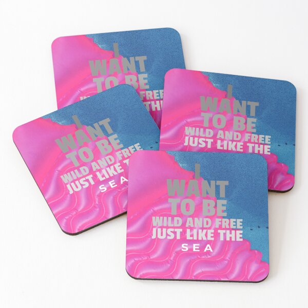 Item preview, I want to be wild and free just like the sea designed and sold by BeebopGraphics.