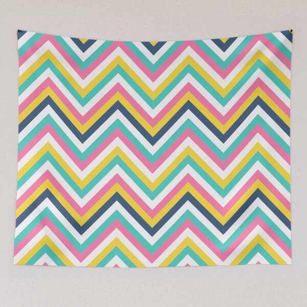 Item preview, Multicolored Zigzag Pattern designed and sold by Raju Nandaniya.