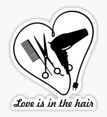 Hair Stylists Tools Stickers Redbubble