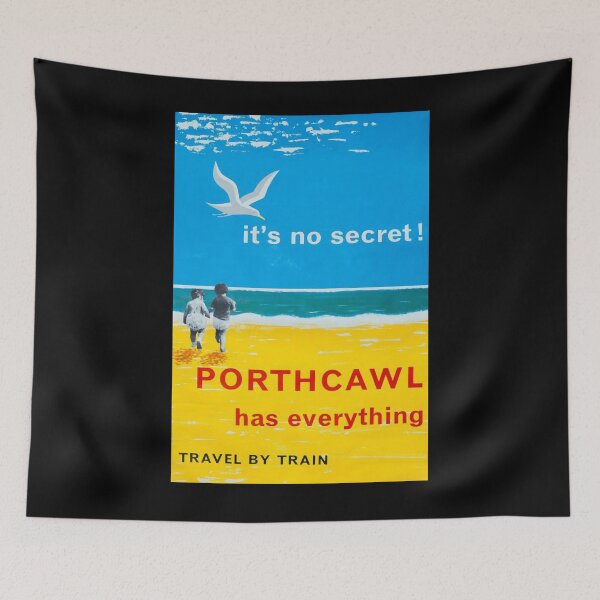 Item preview, Railway Poster Porthcawl designed and sold by stickart-marek.