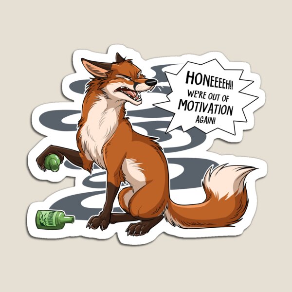 Out of Motivation (lighter swirls) Magnet