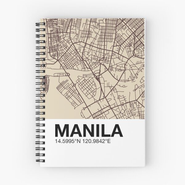 Item preview, Manila Map - Kayumanggi designed and sold by LoveLocale.