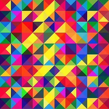 Artwork thumbnail, Colorful Square Patterns by Raju Nandaniya