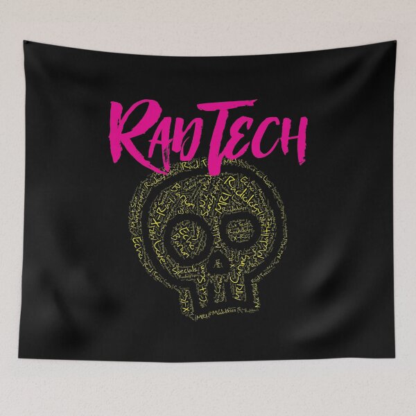 Item preview, Rad Tech Pink Skull Radiology Terms designed and sold by GriffsGraphix.