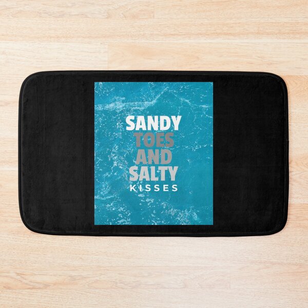 Item preview, Sandy toes and Salty kisses.Photo of the sea  designed and sold by BeebopGraphics.