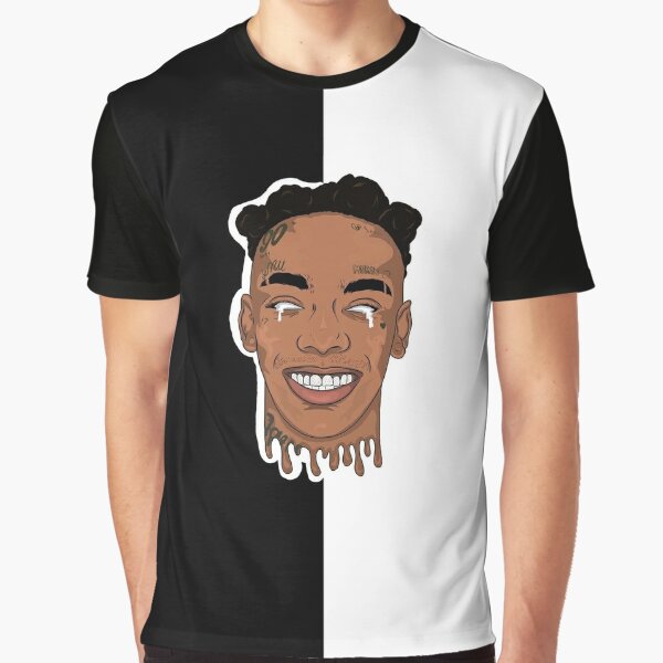 YNW Rapper Melly Singer Collage T Shirt Mens Summer Casual Cotton