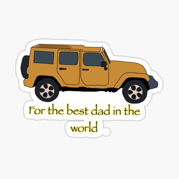 present for dad Sticker