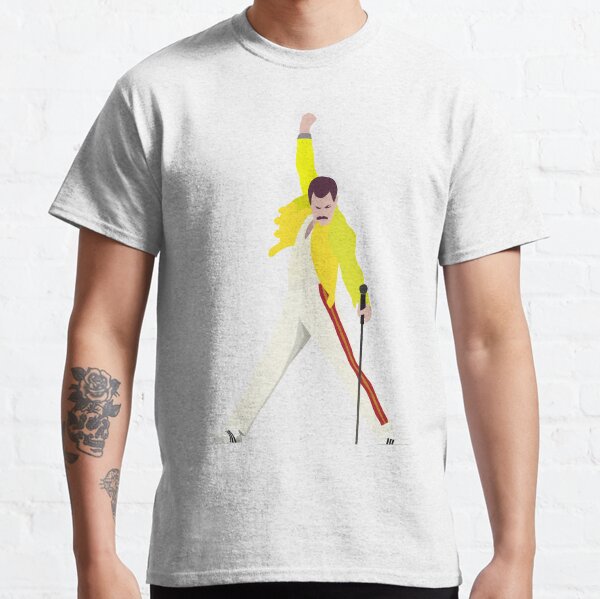 Pose famosa de Freddie Mercury Camiseta clásica