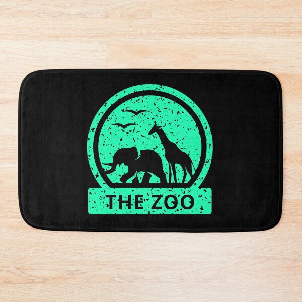 Item preview, Zoo Culture giraffe and elephant in the savanna designed and sold by OneTimeEngineer.