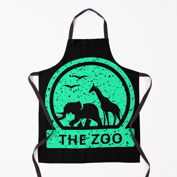 Item preview, Zoo Culture giraffe and elephant in the savanna designed and sold by OneTimeEngineer.