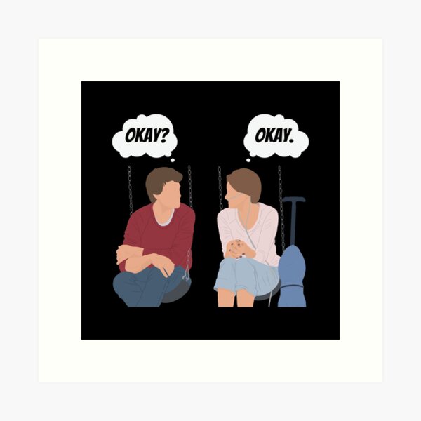 Item preview, The fault in our stars Hazel and Augustus designed and sold by Arrows Designs.