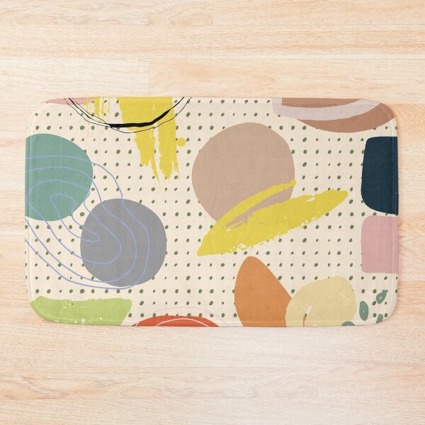 Item preview, Abstract Graph Paper Pattern Collage with Whimsical Construction Paper Cutouts & Doodles designed and sold by gimmesometees.